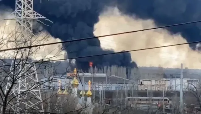 Беспилотник-камикадзе "Герань-2" ударили по судостроительному заводу в Николаеве