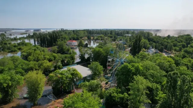 Мэр Новой Каховки Леонтьев сообщил, что после разрушения ГЭС пропали семь человек