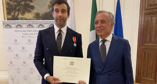 Телеведущий Иван Ургант рассказал, за что он получил орден Звезды Италии