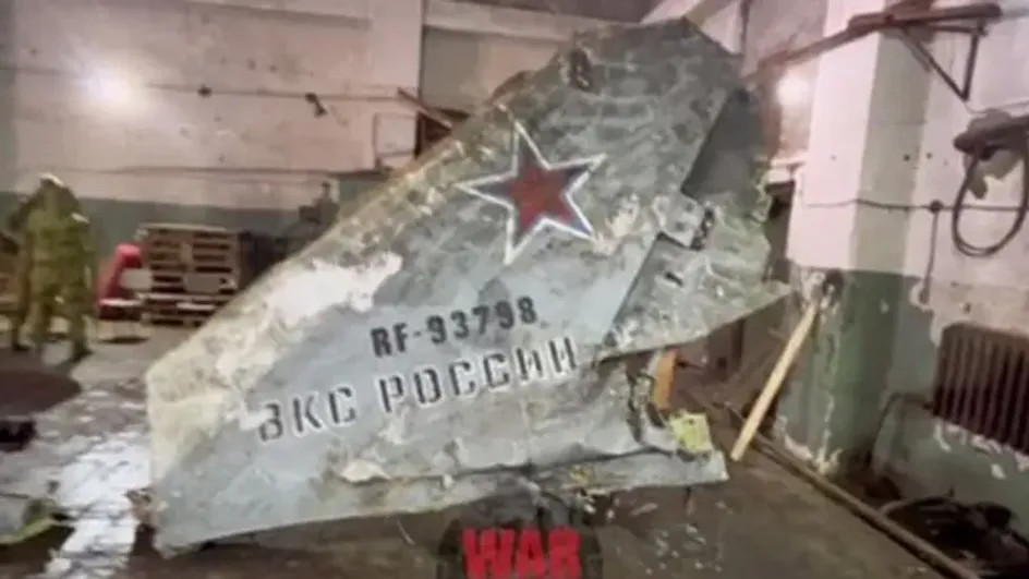 Пригожин показал сбитый украинской ракетой Су-24 ЧВК «Вагнер»