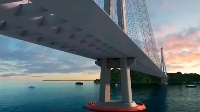 В Китае приступили к строительству самого широкого моста в мире