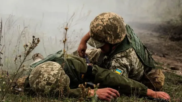 РВ: Минометчики "Отважных" ВС России выстегивают боевиков ВСУ в районе Макеевки