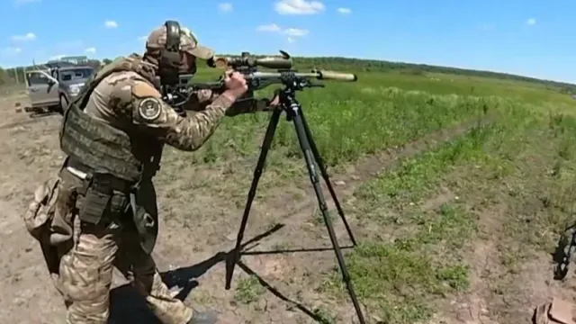 Снайпер ВС России ликвидировал украинского пулеметчика на удалении 1700 метров