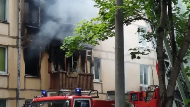 Взрыв телевизора в квартире парализованного мужчины в Москве