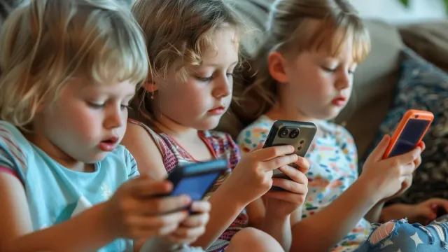 Врач рассказала, сколько времени детям можно проводить в телефоне