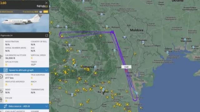 В небе над Румынией был замечен самолёт разведки