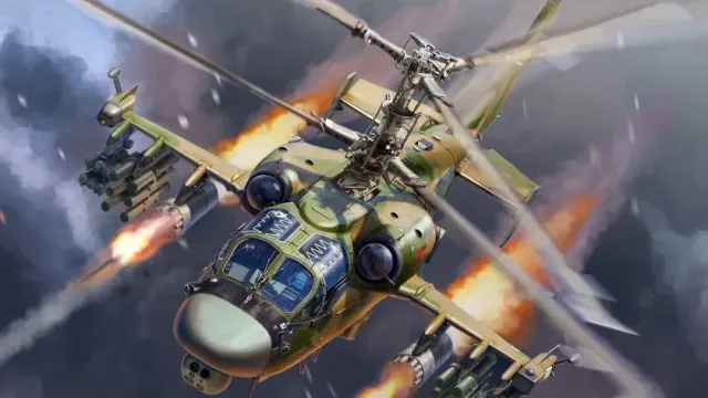 Военкор Руденко показал, как российский вертолет Ка-52 уничтожает внедорожник с командиром ВСУ...