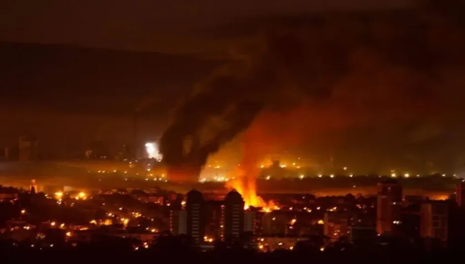 ВС РФ нанесли ракетный удар по Запорожью: часть города обесточена (ВИДЕО)