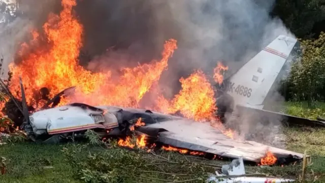 Росавиация: В разбившимся самолете среди пассажиров значился Евгений Пригожин