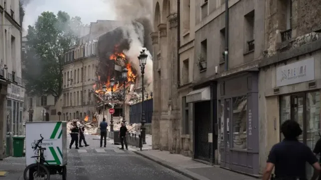 RT: В историческом центре Парижа прогремел мощный взрыв