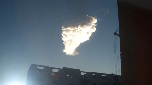 Уфолог заявил, что вспышкой над Киевом был метеорит, сбитый двумя "терминаторами"