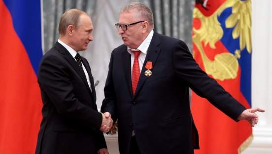 Владимир Путин вручил Жириновскому орден «За заслуги перед Отечеством» первой степени