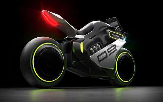 Компания Segway представила концепт водородно-электрического мотоцикла Apex H2
