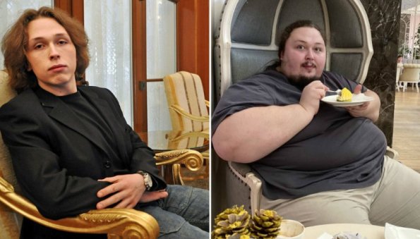 Появилось видео, как выглядел сын Никаса Сафронова до ожирения