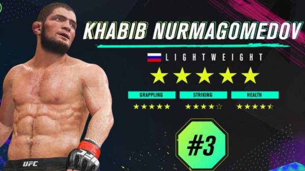 Хабиб занял третье место в рейтинге бойцов UFC 4 от EA Sports