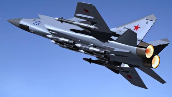 Российские МиГ-31 перехватили беспилотник США над Чукотским морем