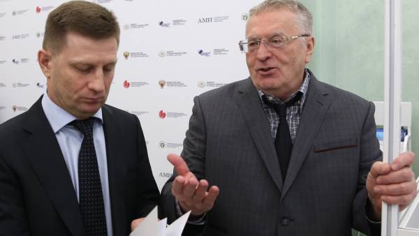 Жириновский предложил Путину перевести Фургала под домашний арест