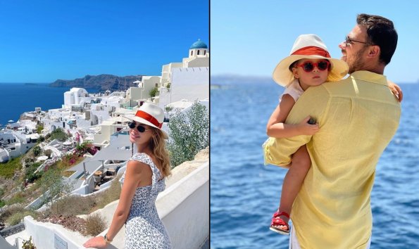 Певец Эмин Агаларов и модель Алена Гаврилова провели вместе романтический отпуск в Греции