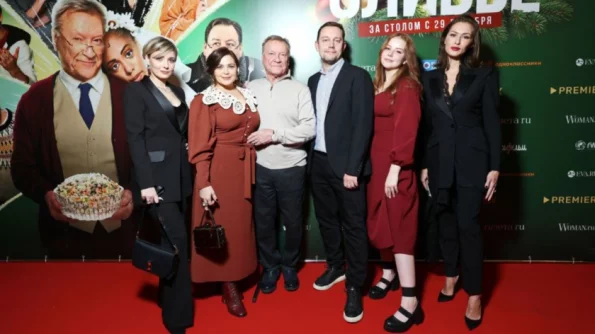 В столичном "Иллюзионе" состоялась премьера новогодней комедии "Оливье"
