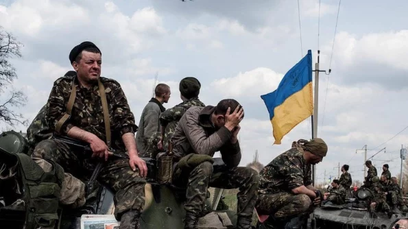 Мобилизованные в ВС Украины жители Херсона сдались в плен войскам ВС РФ под Марьинкой в ДНР