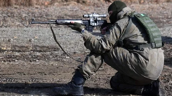 20-летний военнолужащий РФ ликвидировал снайпера ВСУ из винтовки «Возмездие»