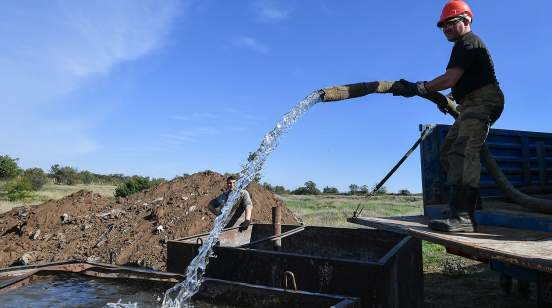 Подача воды в Крым будет заблокирована украинской дамбой