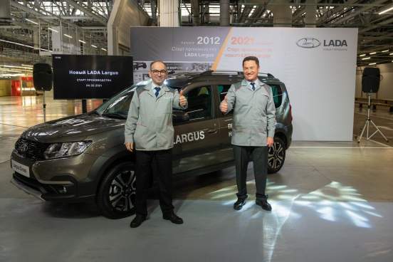 АвтоВАЗ объявил о запуске серийного производства обновленного Lada Largus