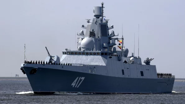 Фрегат "Адмирал Горшков" нанес удар гиперзвуковой ракетой по морской цели