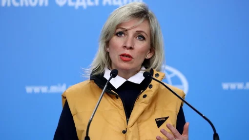 Мария Захарова заявила, что ждет, когда Зеленский введет санкции против Хрюши и Степашки