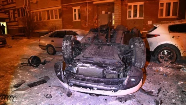 В Сети опубликованы кадры разрушений от атаки беспилотников ВСУ в Белгороде