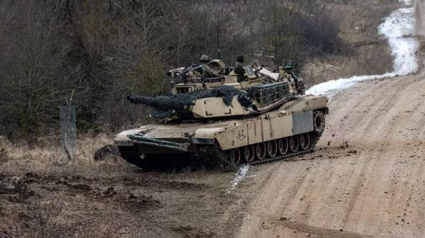 Украинский экипаж сломал пушку американскому танку Abrams