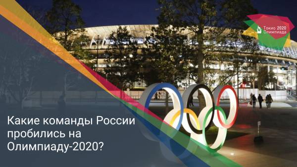 Какие команды России пробились на Олимпиаду-2020?
