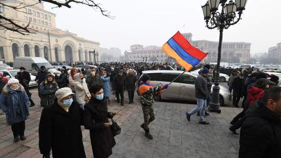 В Ереване началась акция протеста с требованием отставки премьер-министра Пашиняна