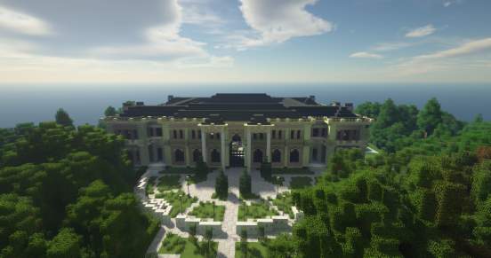 В видеоигре Minecraft построили точную копию «дворца Путина»