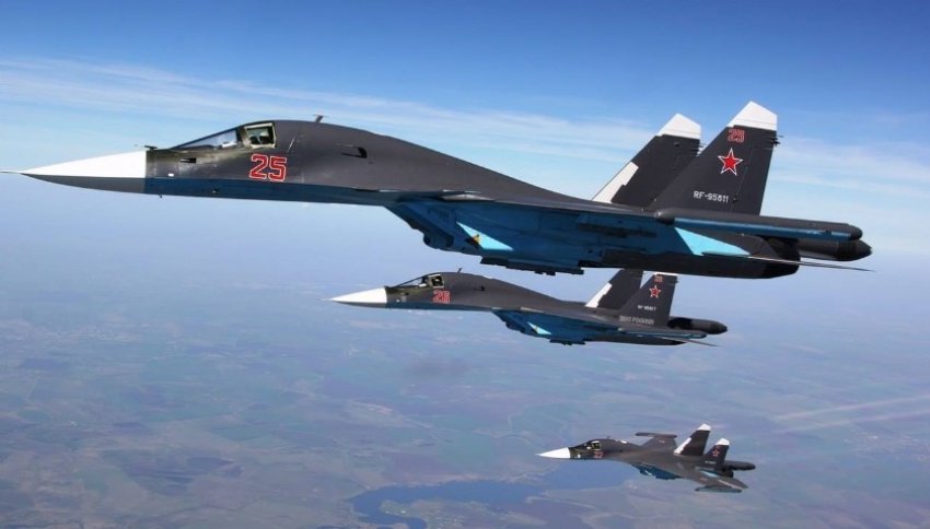 Опубликованы красивые кадры уничтожения ВКС России боевиков ВСУ с воздуха