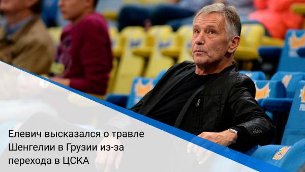 Елевич высказался о травле Шенгелии в Грузии из-за перехода в ЦСКА