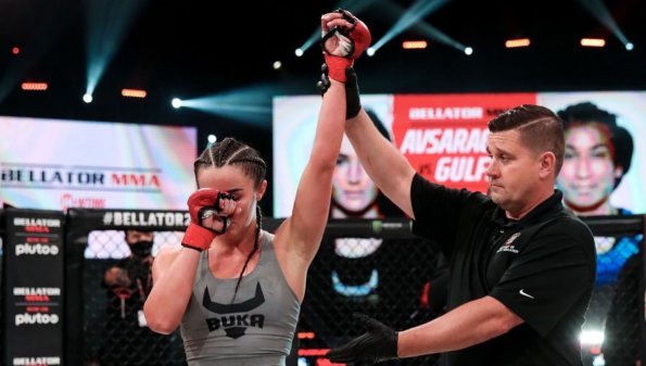 Российская девушка-боец Bellator Авсарагова одержала вторую победу в промоушене