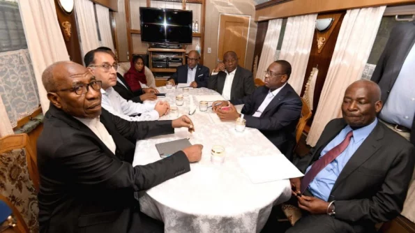 Главы шести африканских стран прилетели в Санкт-Петербург для встречи с Владимиром Путиным