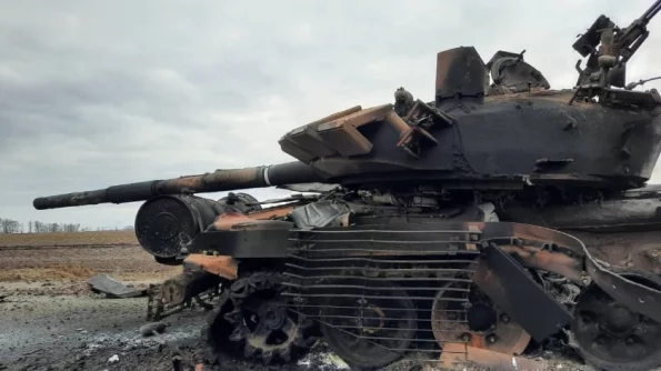 RV опубликовала кадры боя и уничтоженной ВС РФ бронетехники США на Запорожском направлении