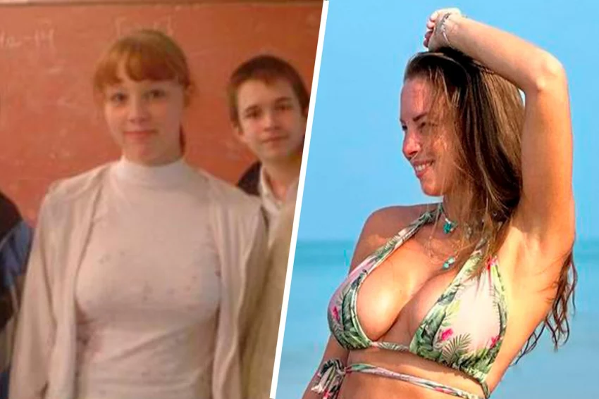 Супруга Диброва ответила на обвинения в увеличении груди, показав, как выглядела в 13 лет