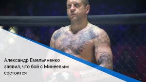 Александр Емельяненко заявил, что бой с Минеевым состоится