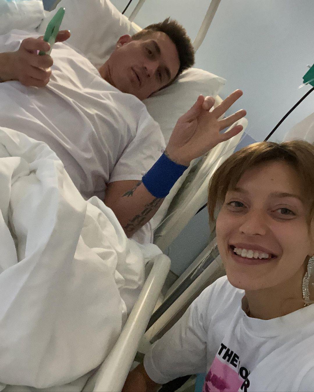 Регина Тодоренко и Влад Топалов в больнице. Источник: ----аккаунт Регины Тодоренко