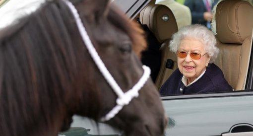 Опубликованы фото Елизаветы II, которая после слухов о болезни, приехала на конное шоу на своем авто