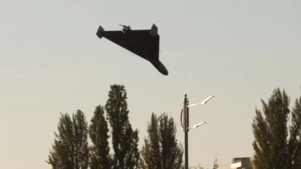 МК: Россия впервые атаковала Киев черными дронами «Герань-2»