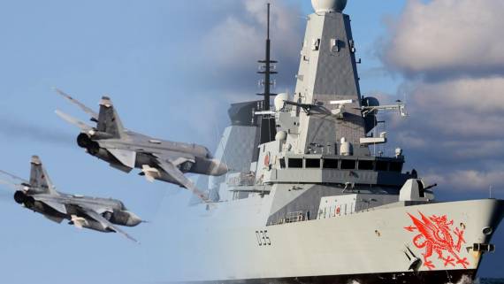 Вчера: 17 российских самолетов атаковали эсминец НАТО HMS Dragon