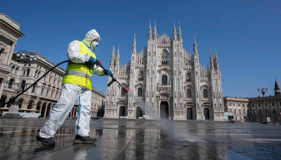 В Италии введут комендантский час из-за коронавируса