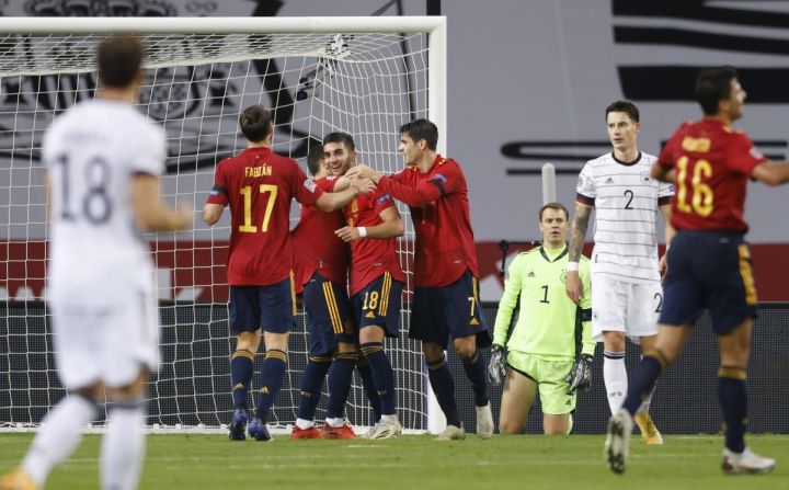 Сборная Германии проиграла Испании в Лиге наций со счетом 6:0