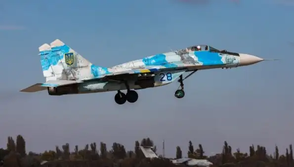 Дрон-камикадзе "Shahed-136" сбил украинский боевой самолет МиГ-29 (ВИДЕО)