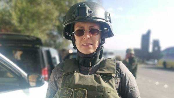 Юлия Чичерина попала под обстрел беспилотников в Нагорном Карабахе