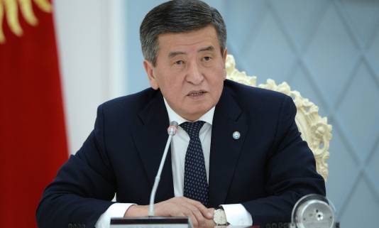 В пресс-службе Жээнбекова заявили, что он находится в Бишкеке